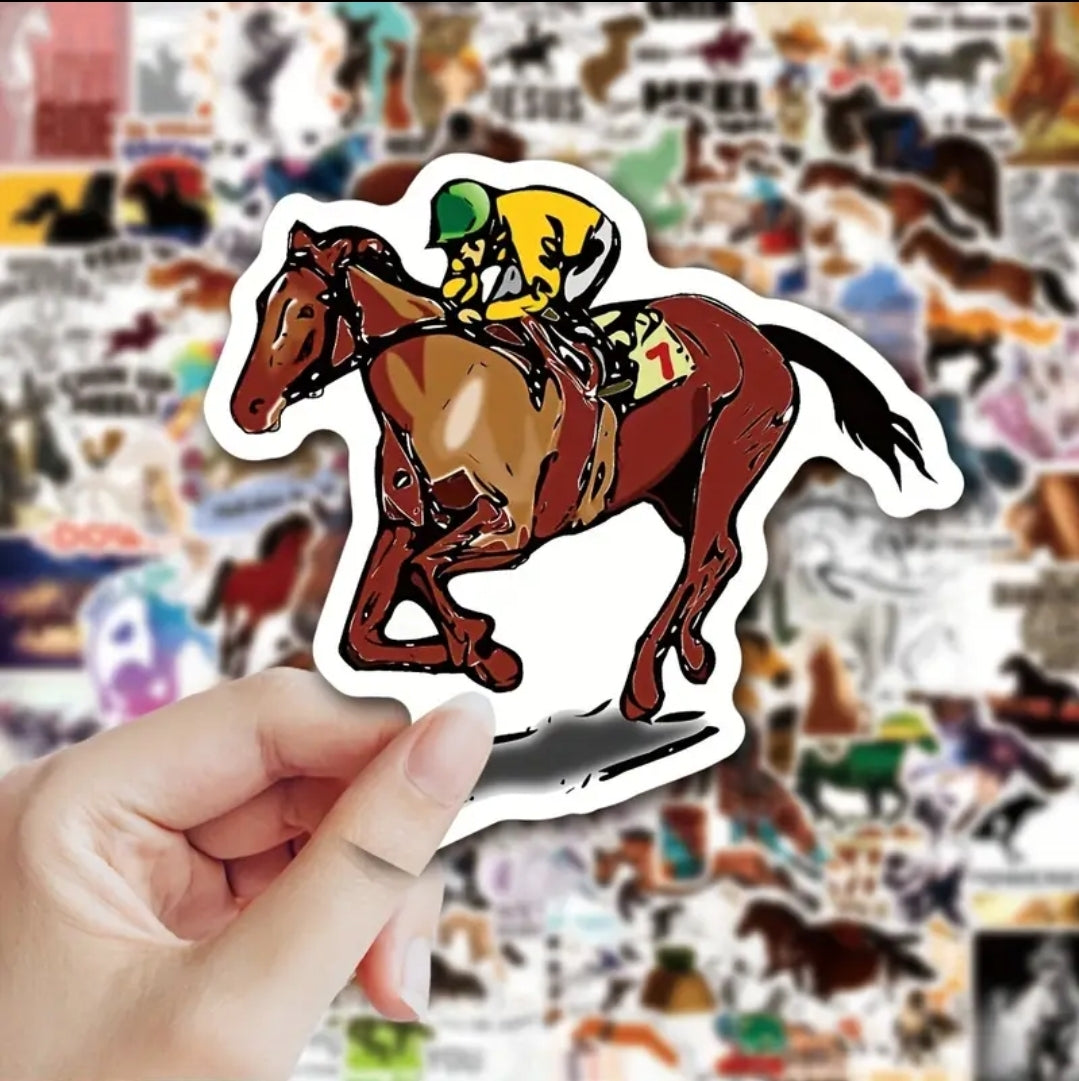 Give me Horses sticker stash