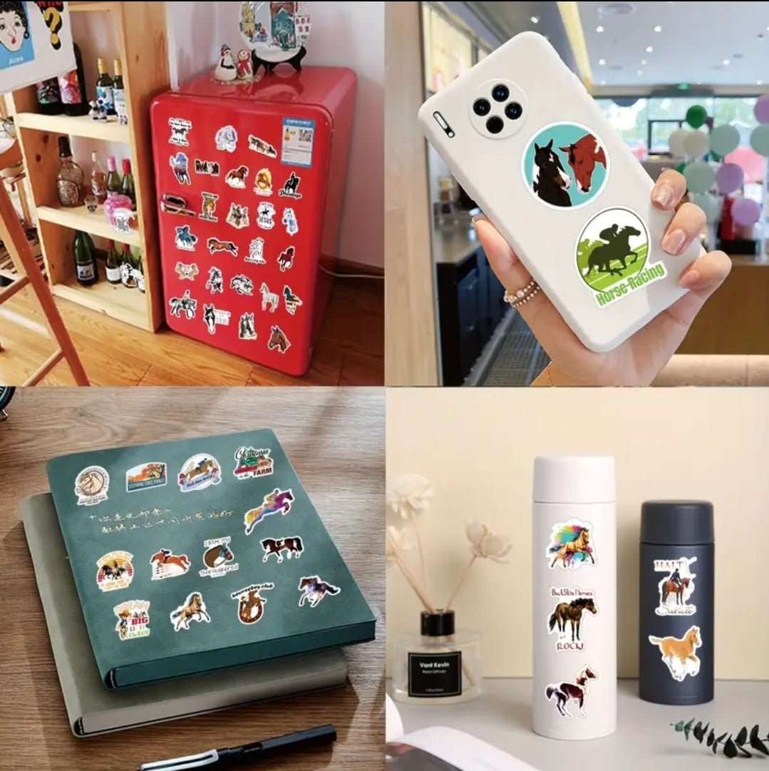Give me Horses sticker stash