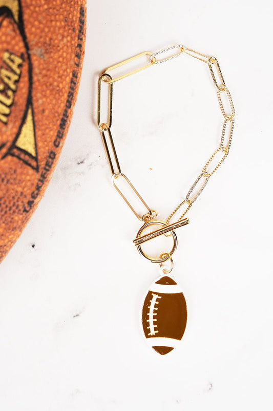 "Snap" Decision Football Bracelet