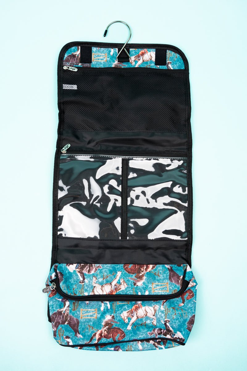 Blue Ridge Rodeo Roll-up Cosemtic Bag