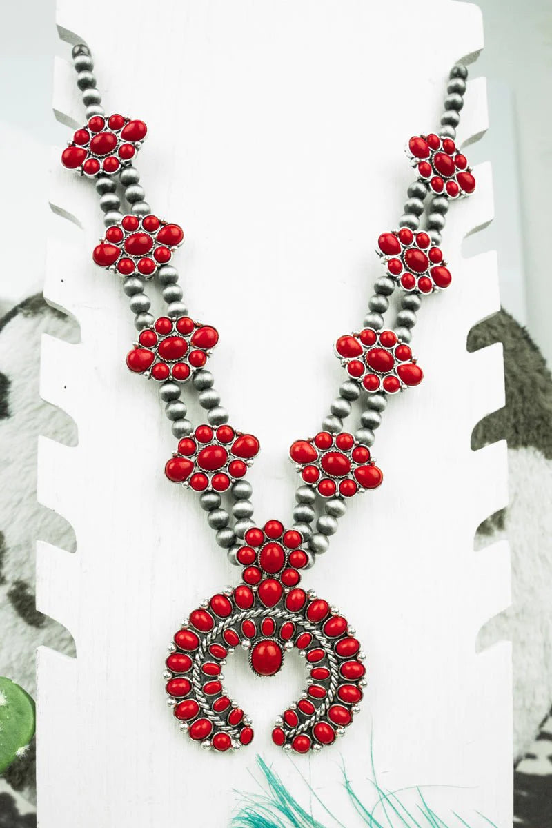 Red Stillman Valley Necklace Set