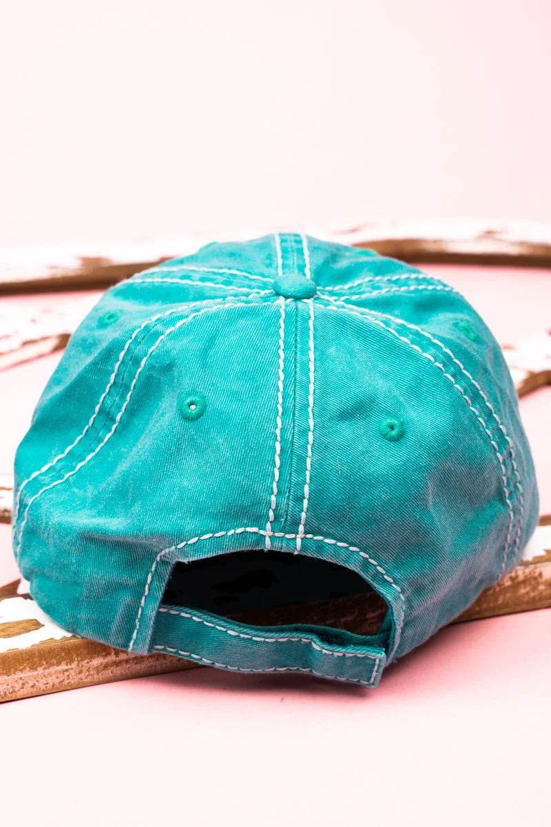Distressed "Mama" Cap