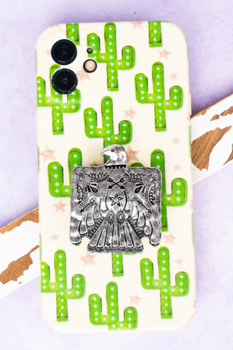 Thunderbird Silvertone Phone Grip