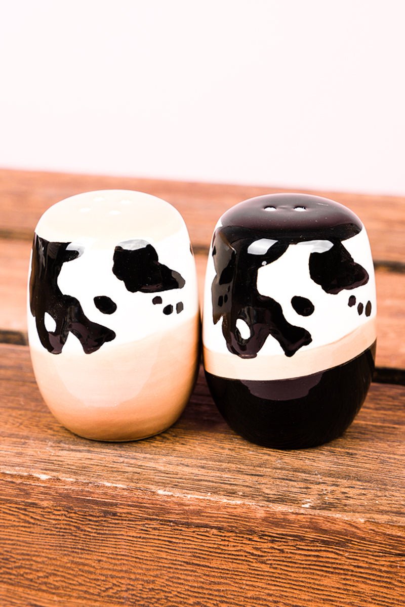 Country Cow Salt n Pepper Shakers