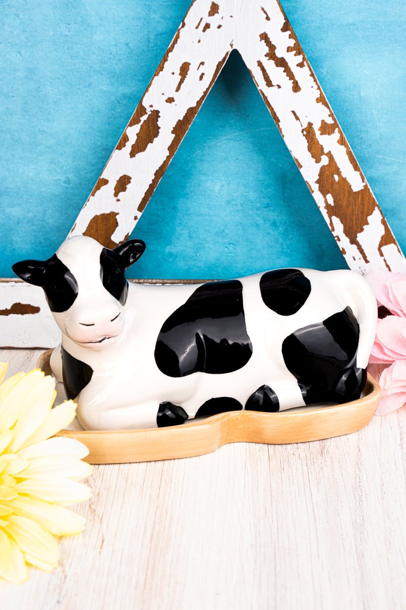 Happy Cow Butter Dish