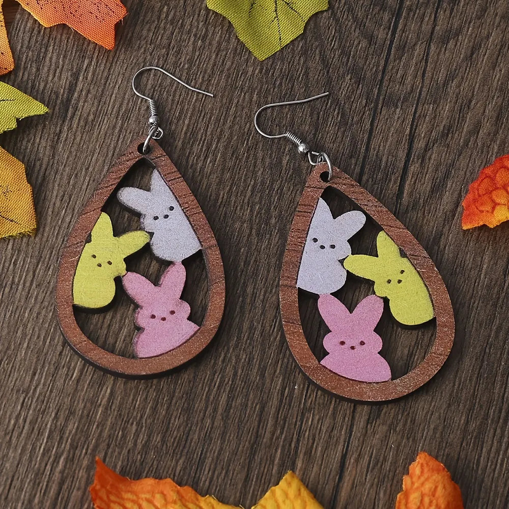 3 Little Rabbits earrings