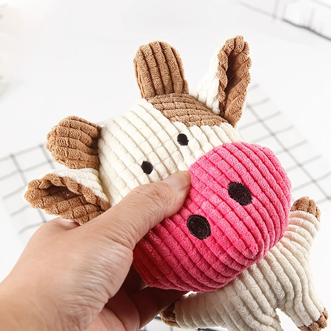 Stuffed Squeaky Cow