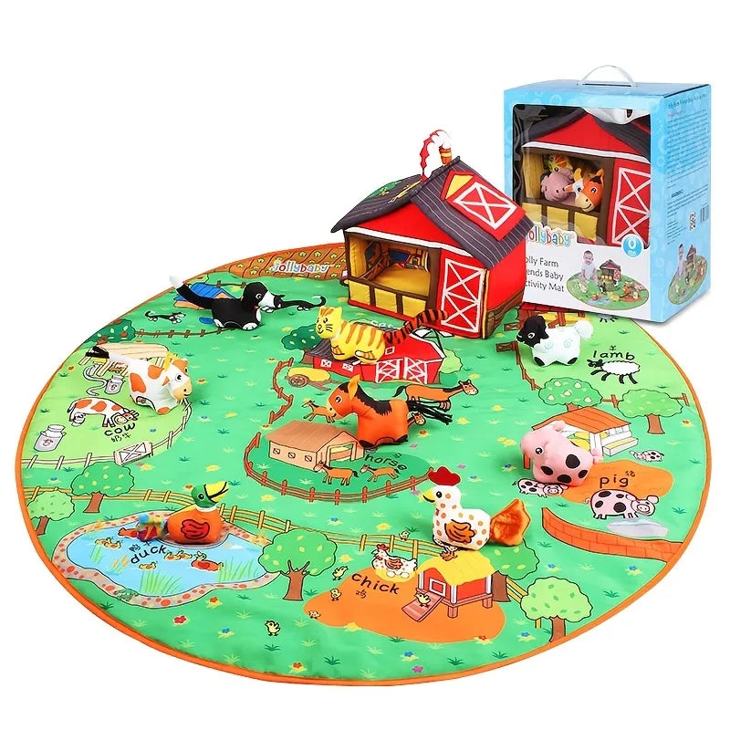 Baby Farm Blanket Activity Set