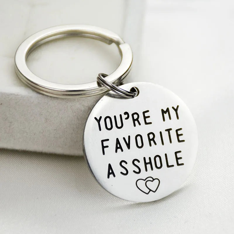 Favorite A$$hole Keychain