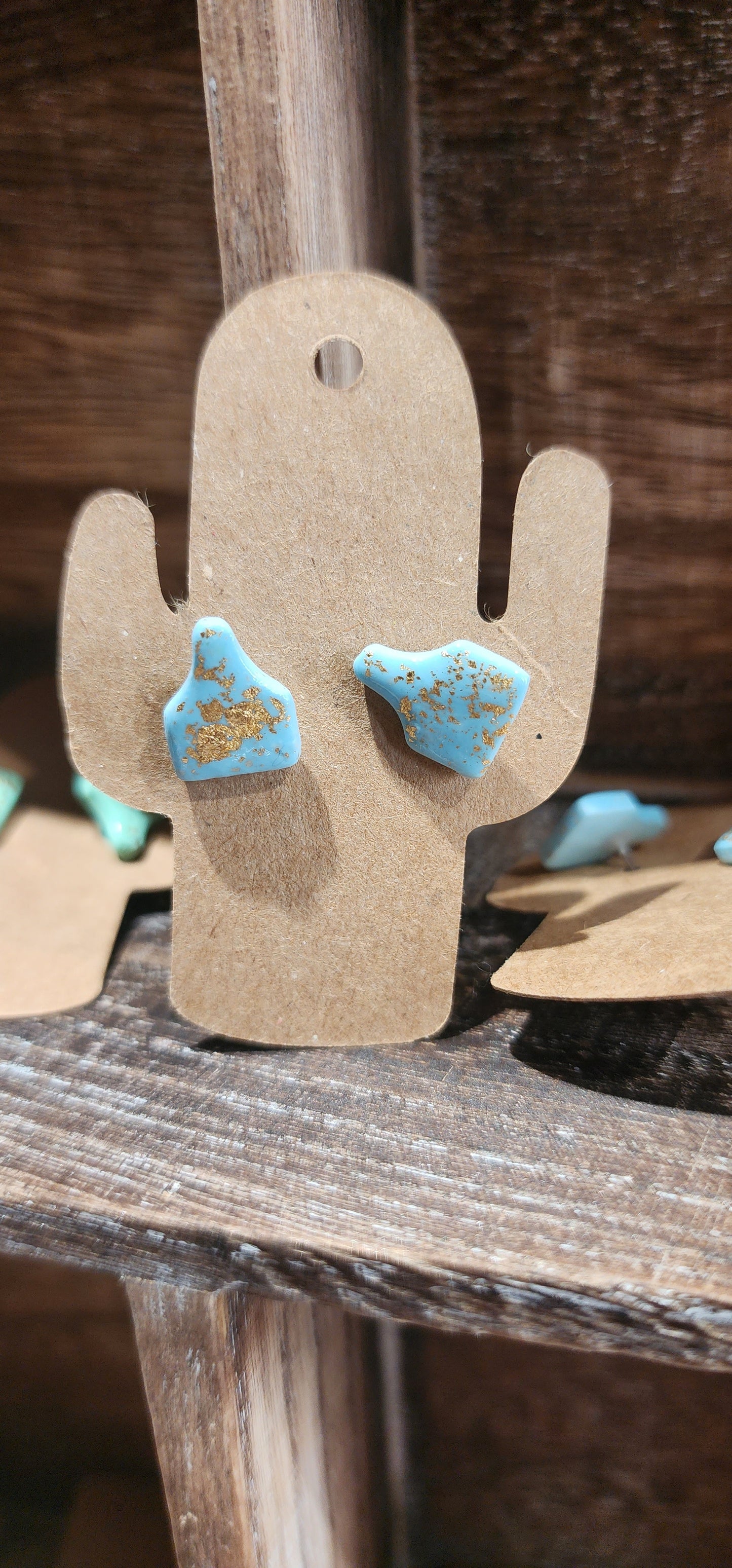 Mini Cowtag Earrings