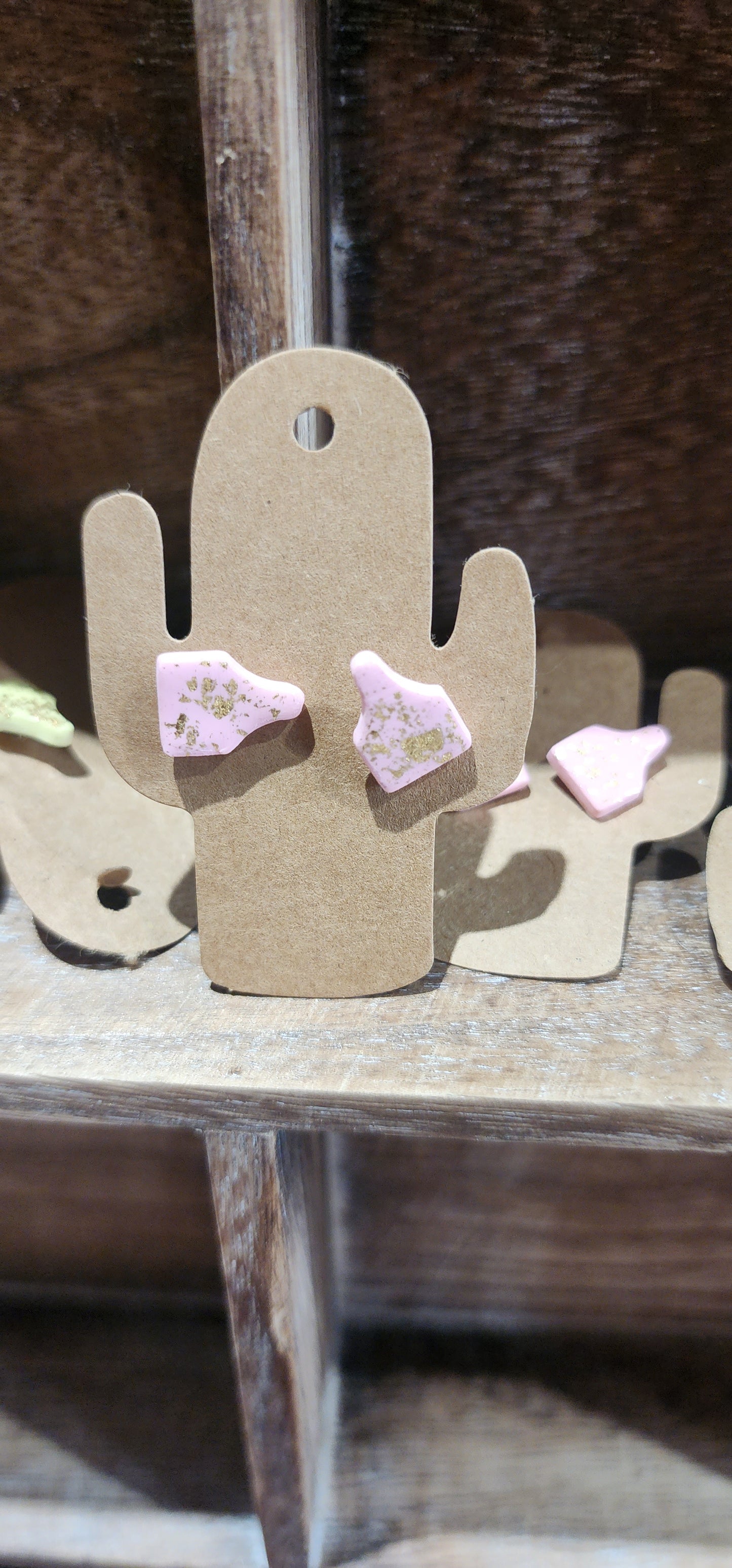 Mini Cowtag Earrings