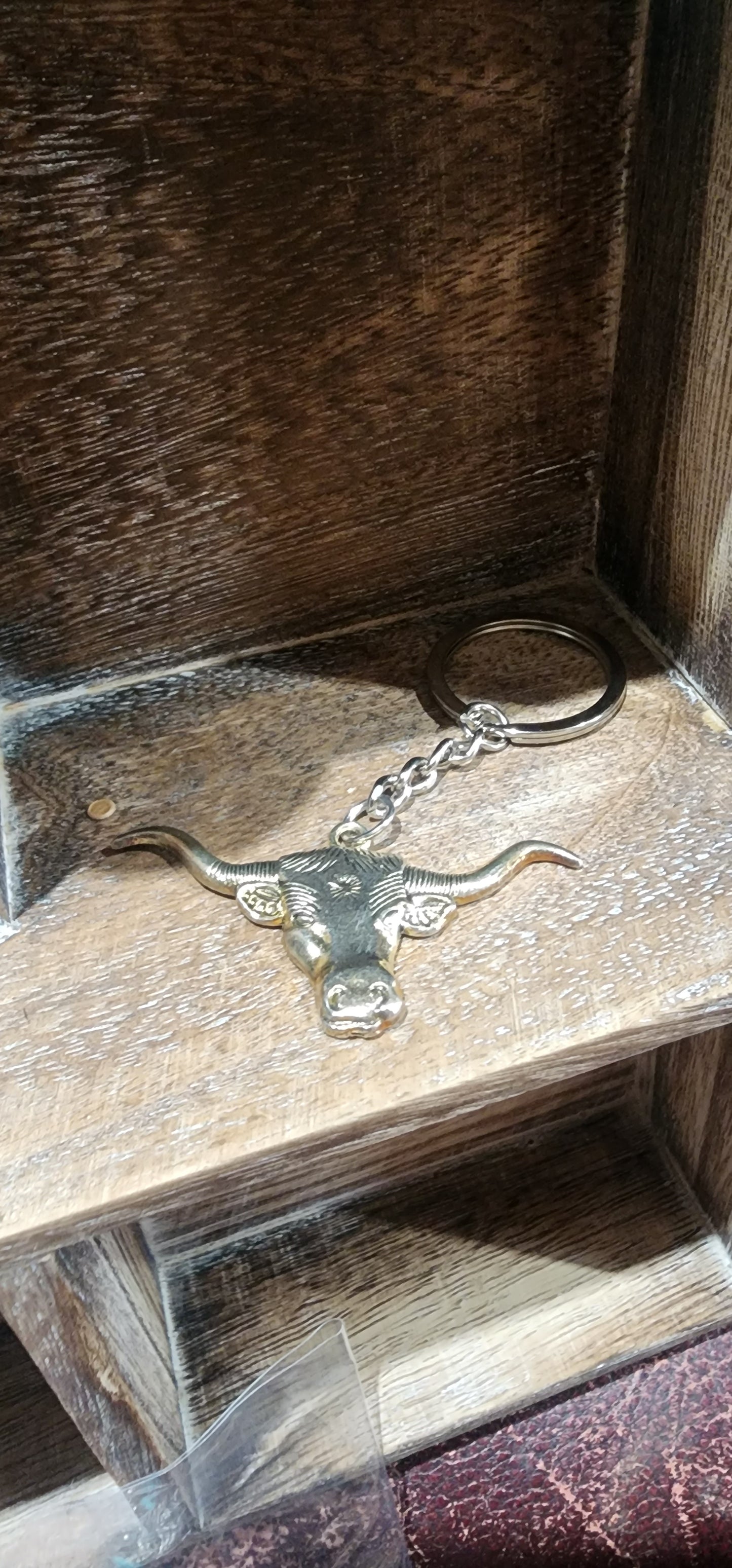 Long Horn key chain