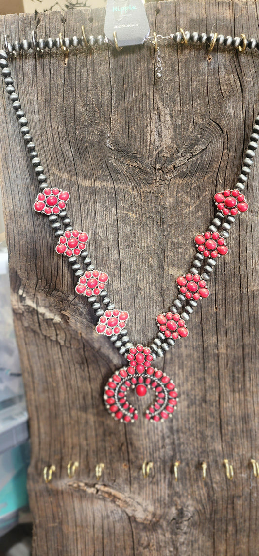 Red Stillman Valley Necklace Set