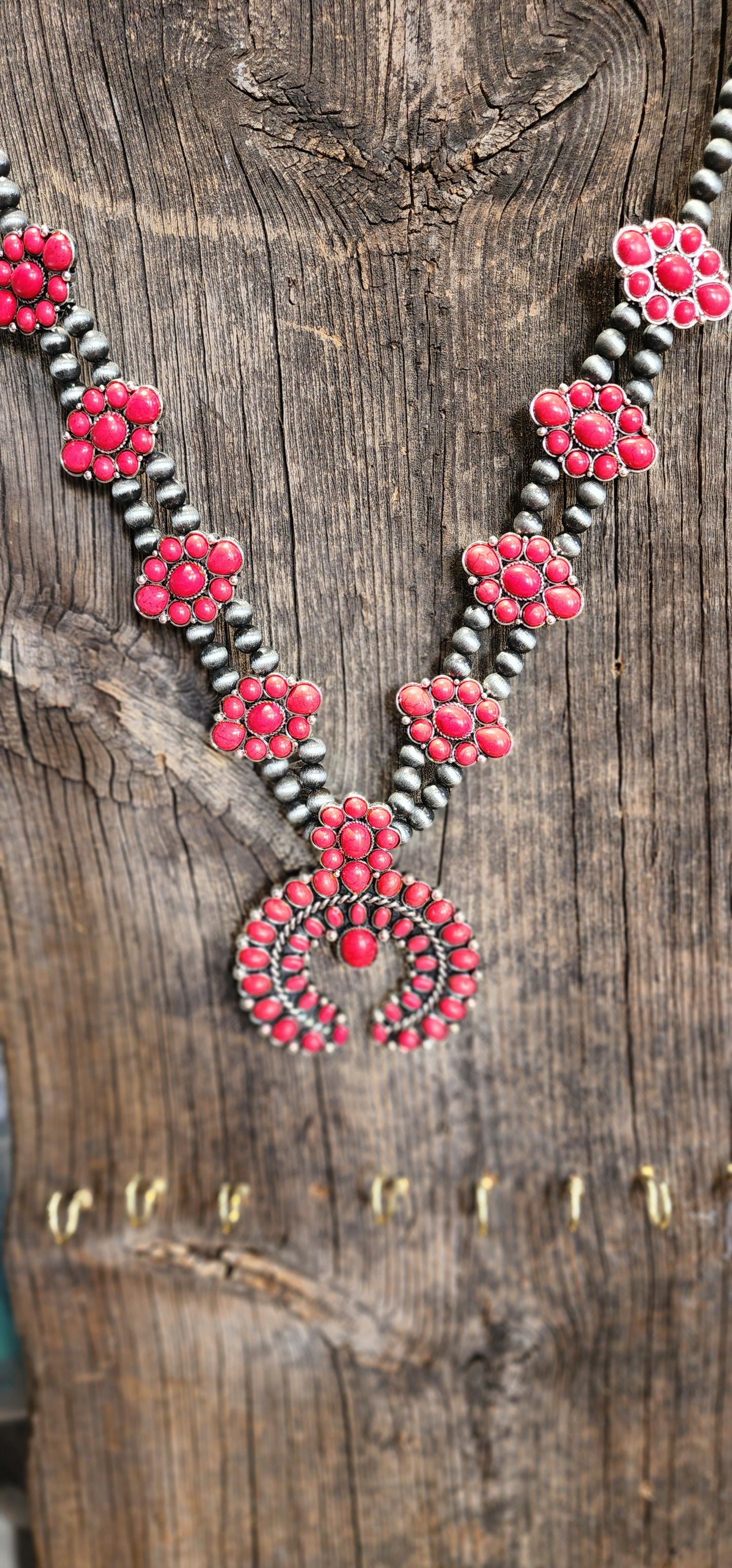 Red Stillman Valley Necklace Set