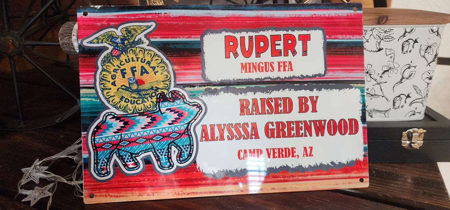 Custom Livestock Pen Signs