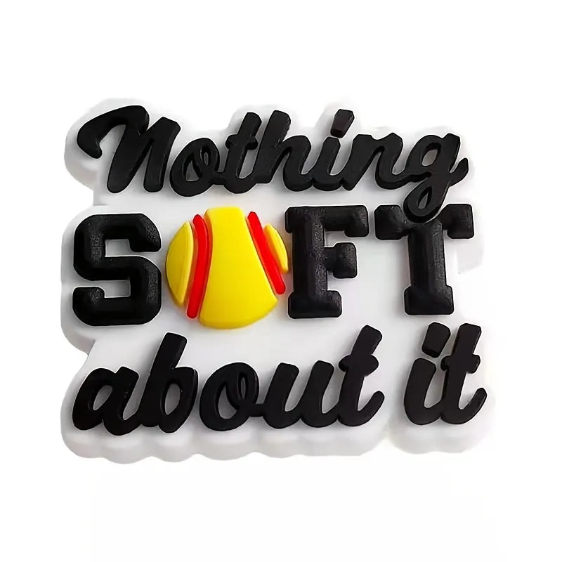 Softball Croc Shoe Gems