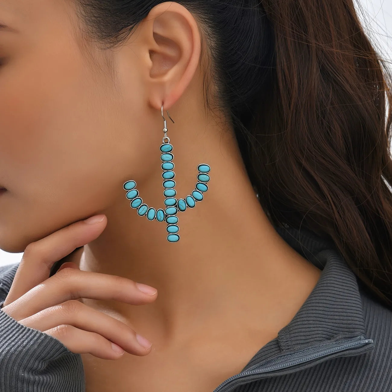 Vintage cactus Earrings