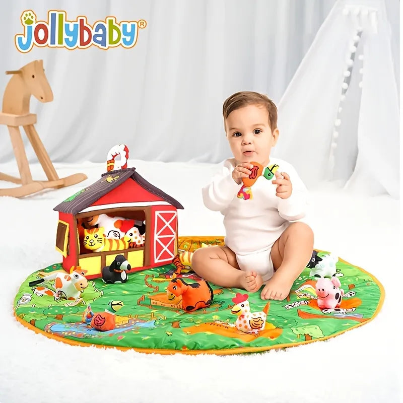 Baby Farm Blanket Activity Set