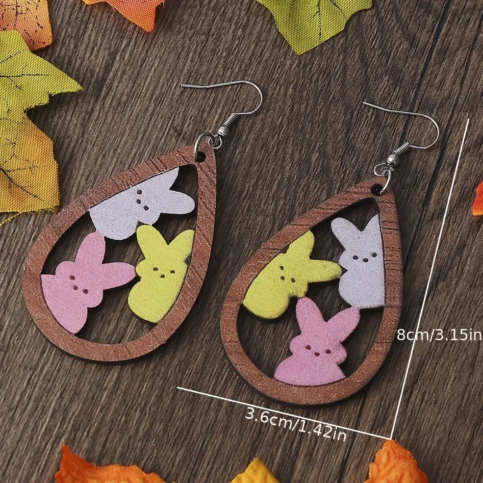 3 Little Rabbits earrings