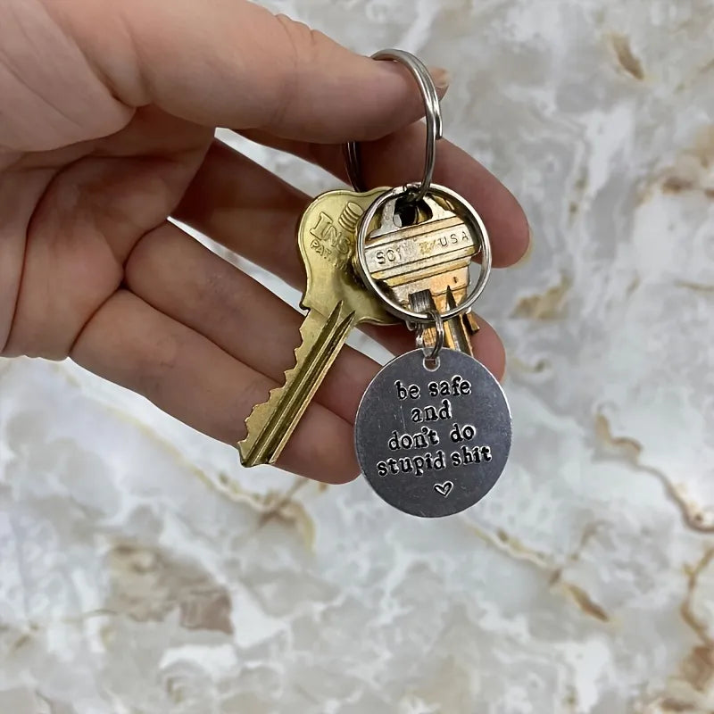 Dont do Stupid $hit Keychain