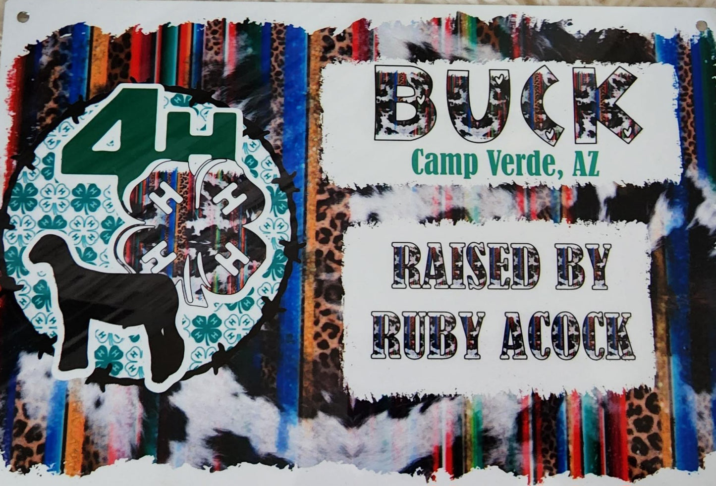 Custom Livestock Pen Signs