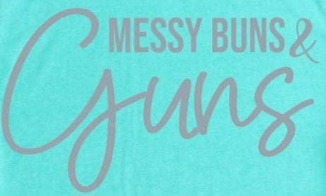 Messy Buns & Pew Pew Screen Print