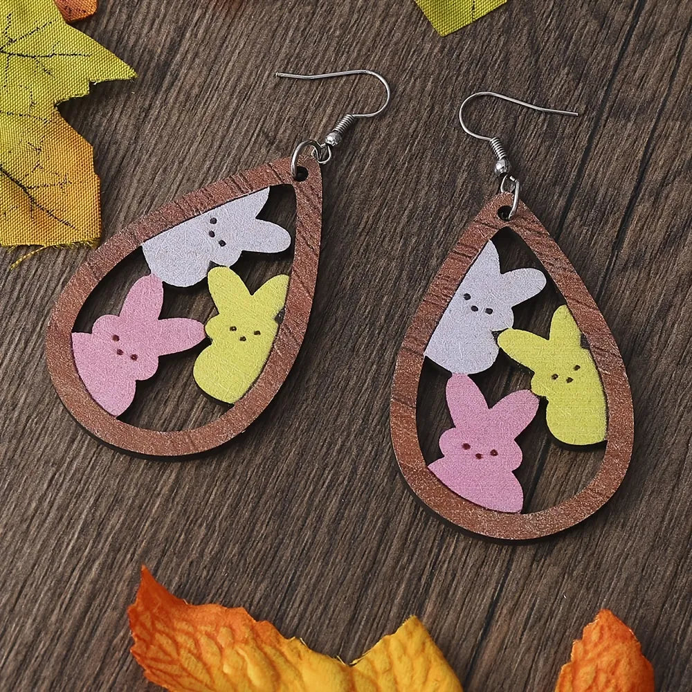 3 Little Rabbits earrings
