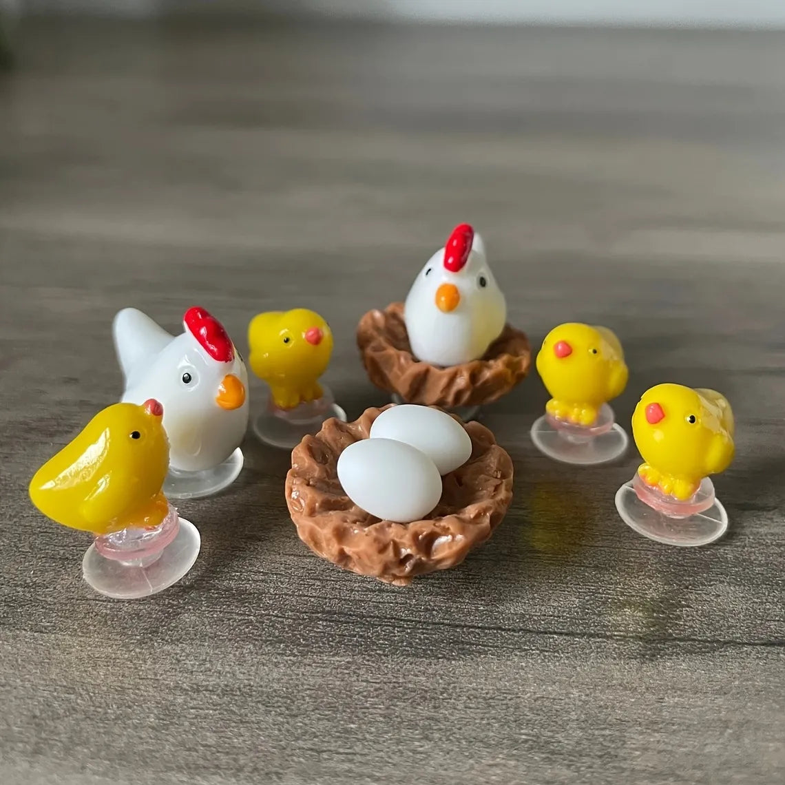 Chicken Farm Croc Pendant set