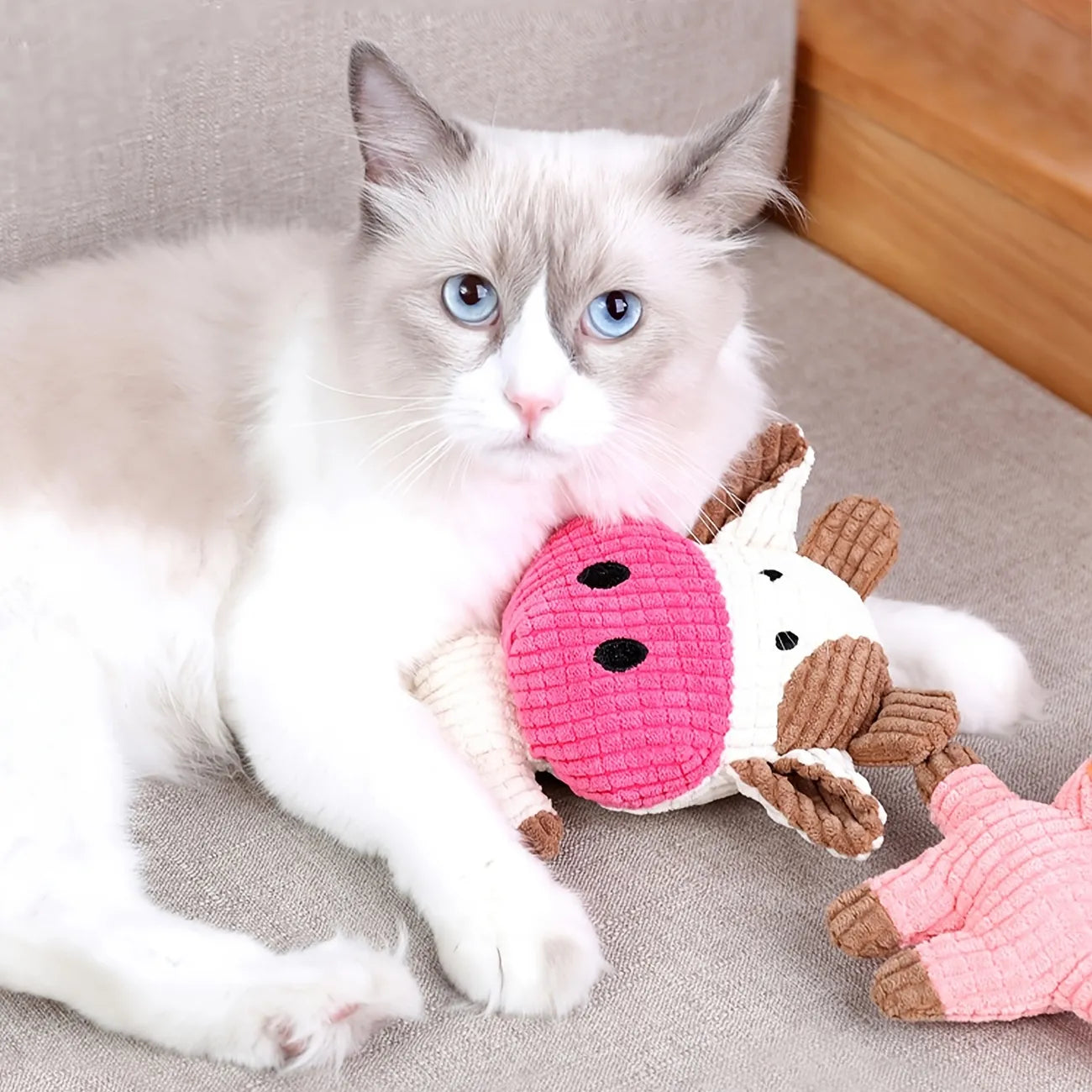 Stuffed Squeaky Cow