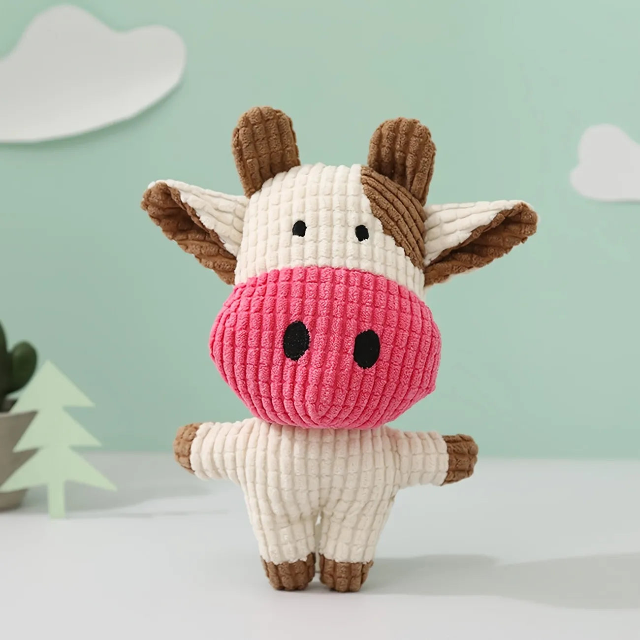 Stuffed Squeaky Cow