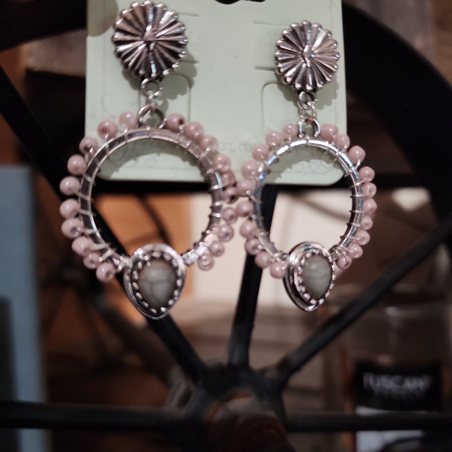 Sea Cliff Beaded Hoop Earrings