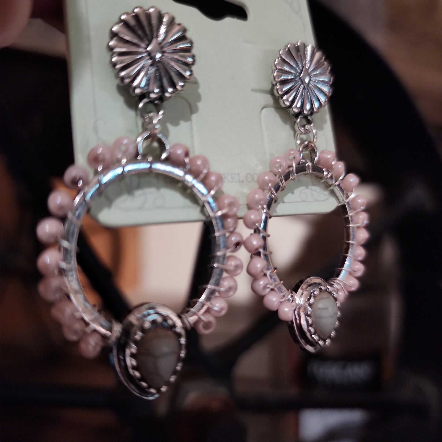 Sea Cliff Beaded Hoop Earrings