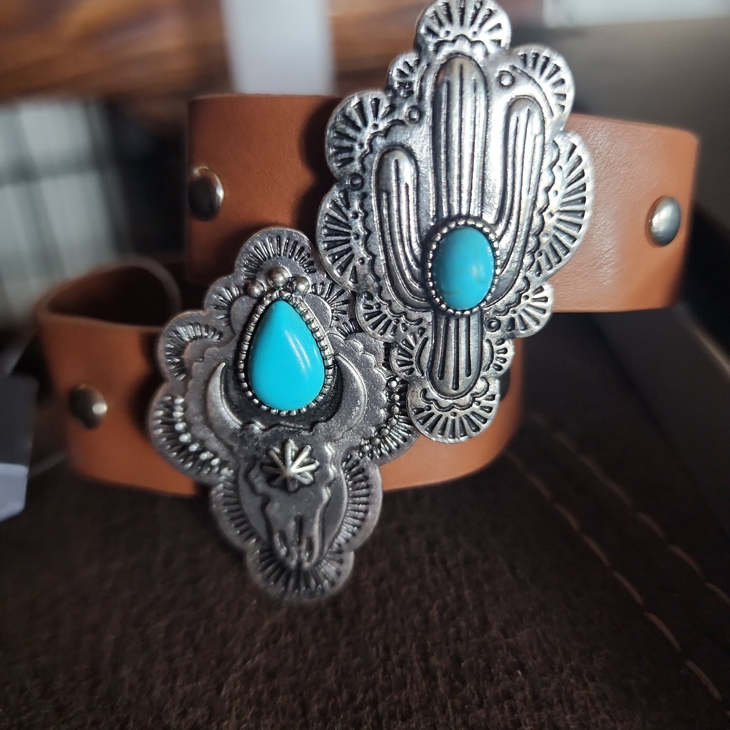 Colton Brown Snap Cuff Bracelets