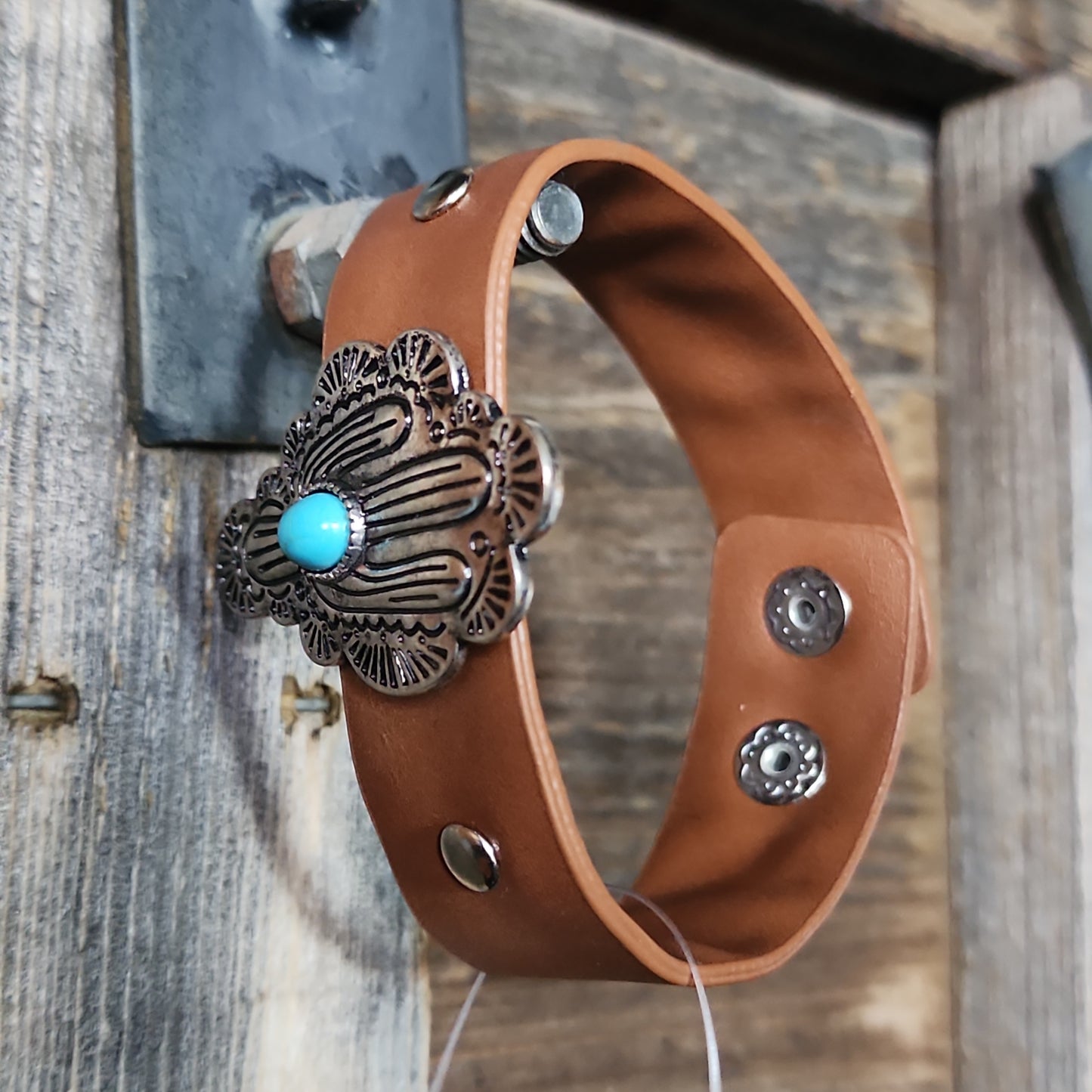 Colton Brown Snap Cuff Bracelets