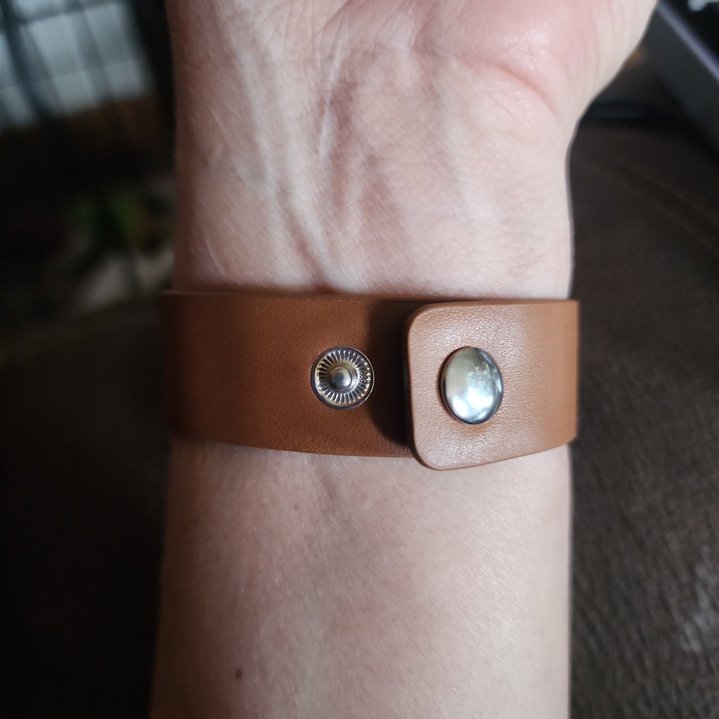 Colton Brown Snap Cuff Bracelets