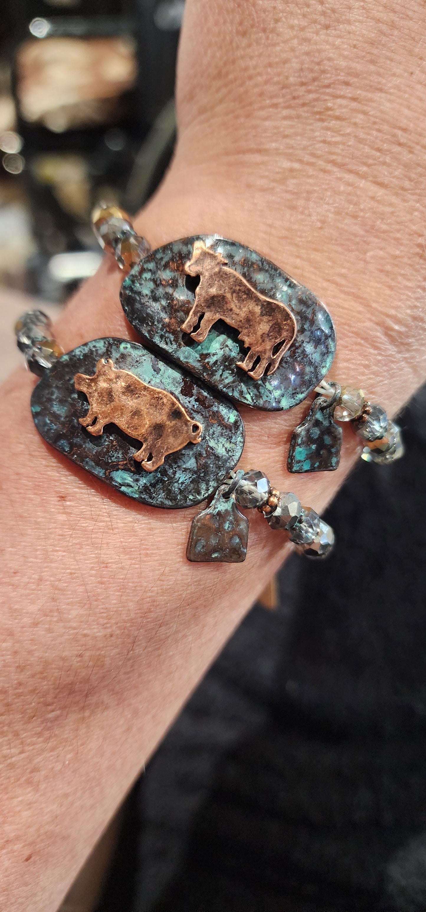 Burnished Coppertone Farm Bracelets