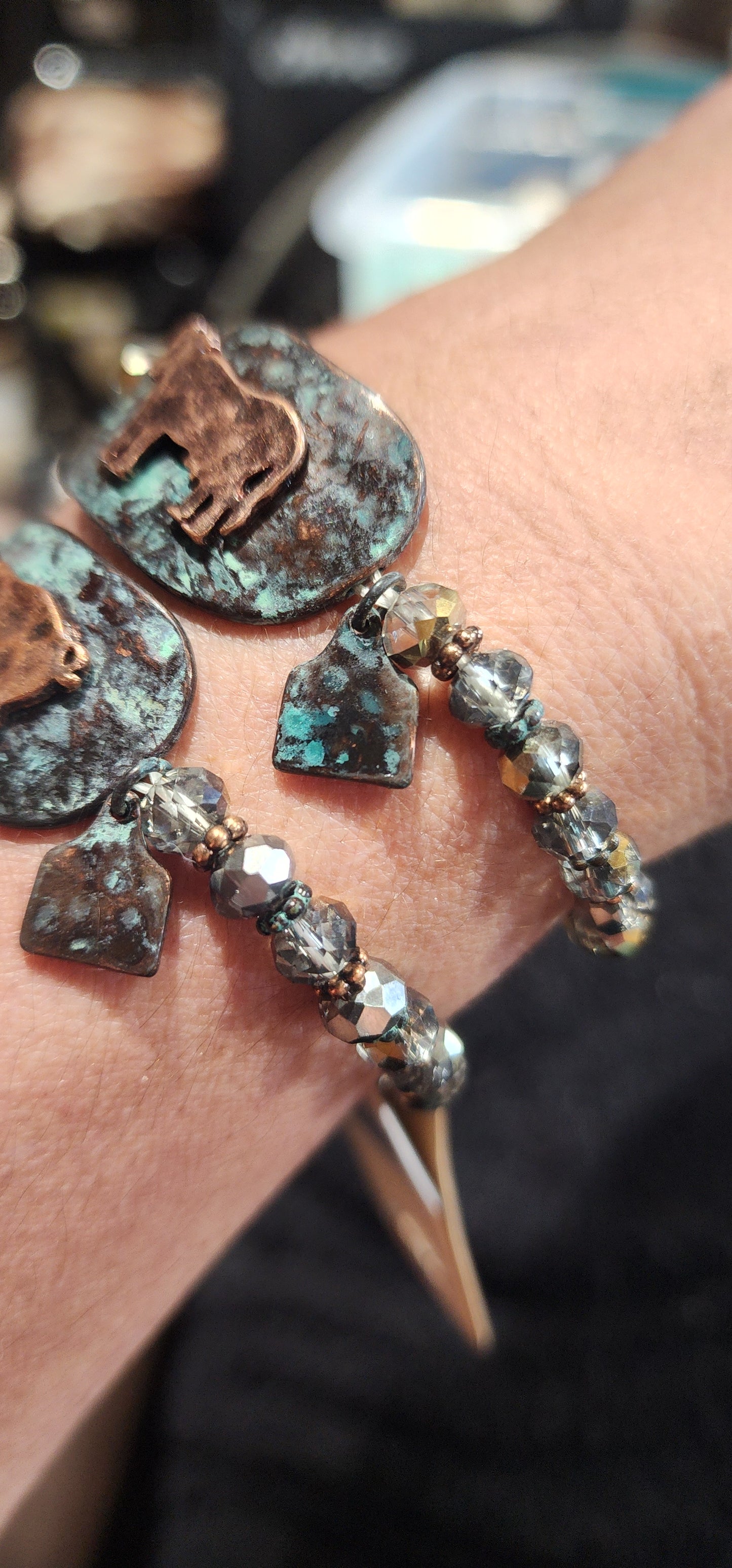 Burnished Coppertone Farm Bracelets