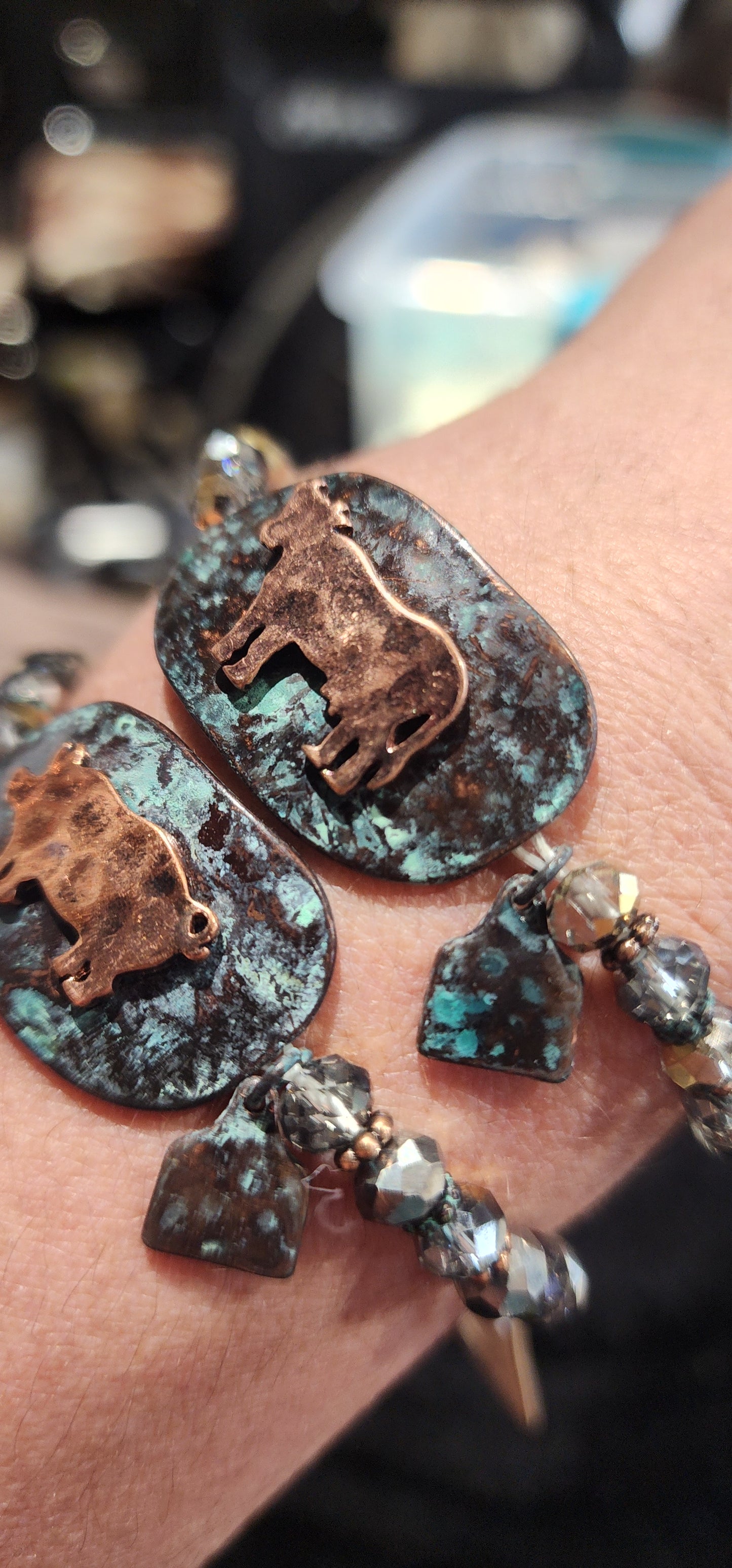 Burnished Coppertone Farm Bracelets