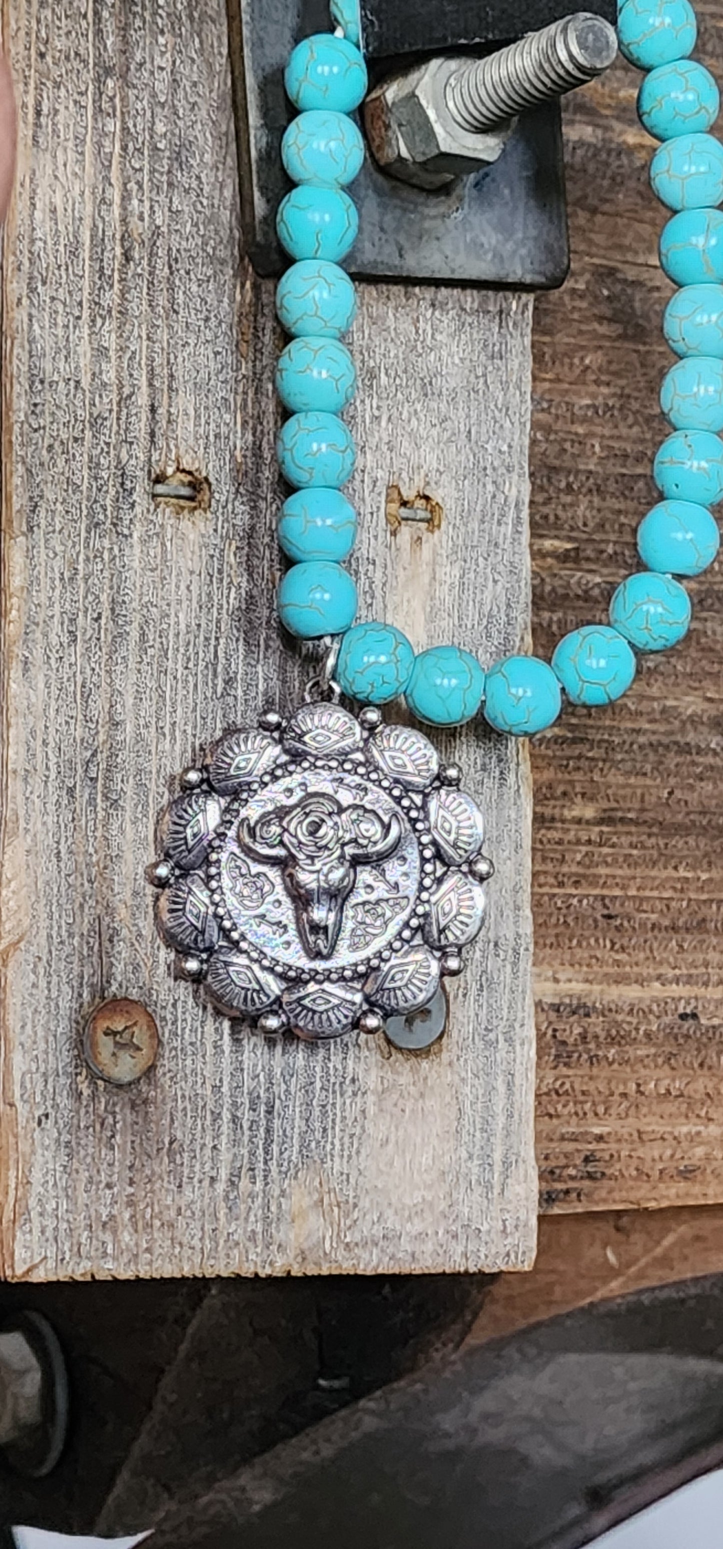 Rancho Cordova Turquoise Beaded Bracelet