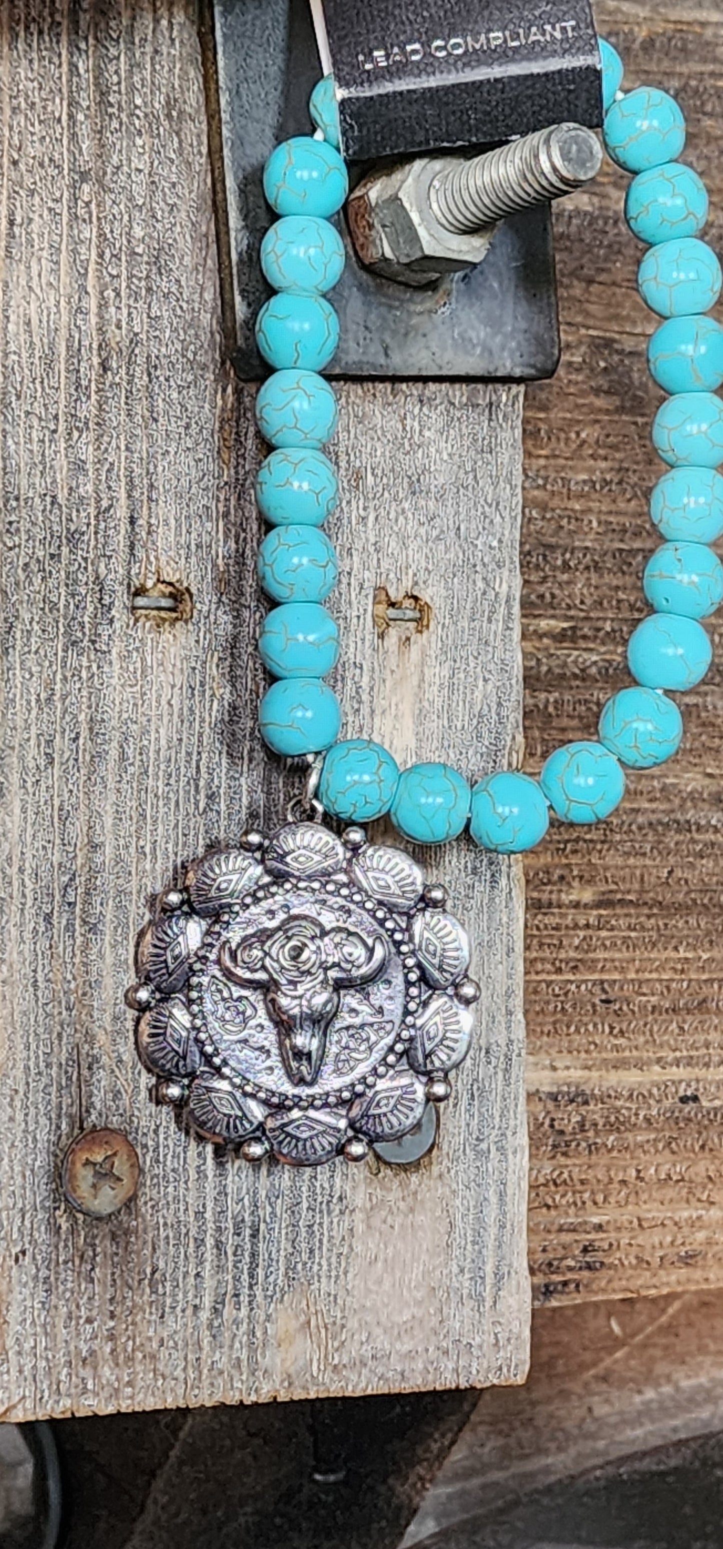 Rancho Cordova Turquoise Beaded Bracelet