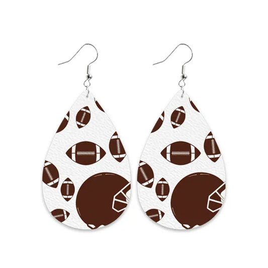 Football Faux Earrings