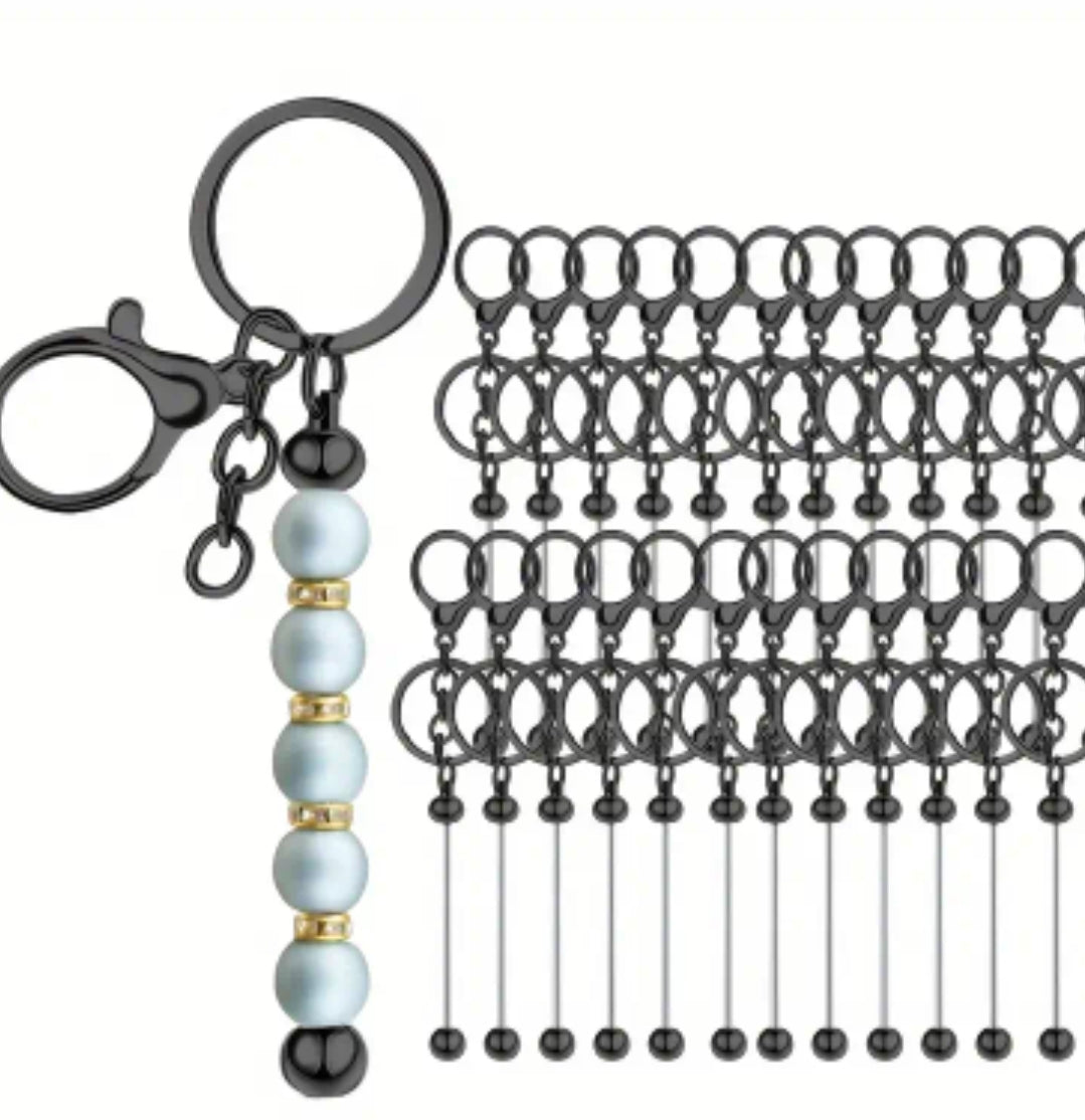 Customized Beaded Bar Keychains