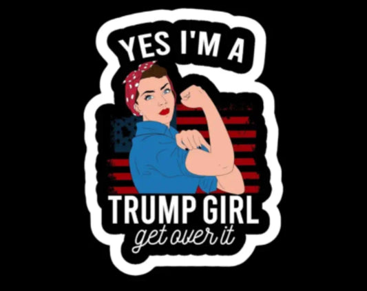 "TRUMP Girl - Get Over It"sticker