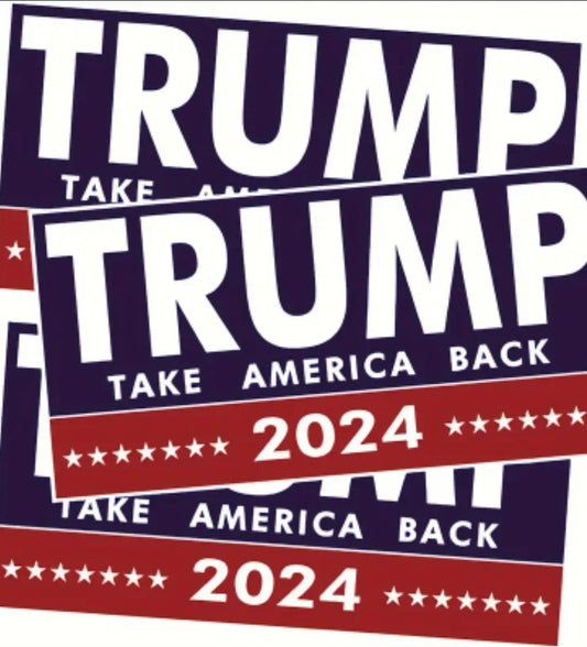"Take America Back" bumper sticker
