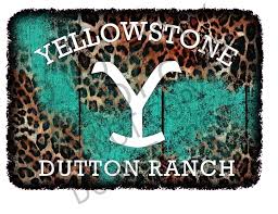 Yellowstone Dutton Ranch Leopard Turquoise