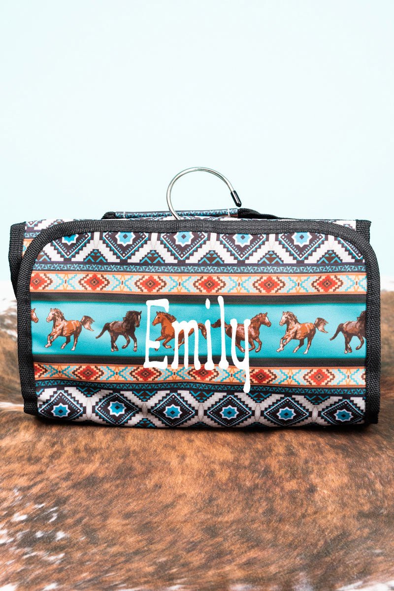 Snowy River Roll up cosmetic bag