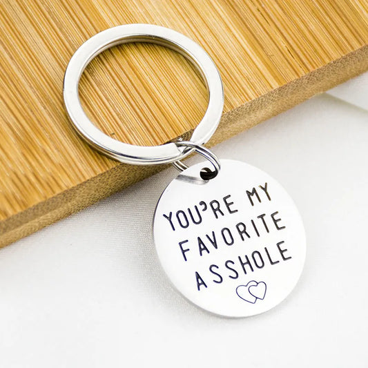 Favorite A$$hole Keychain