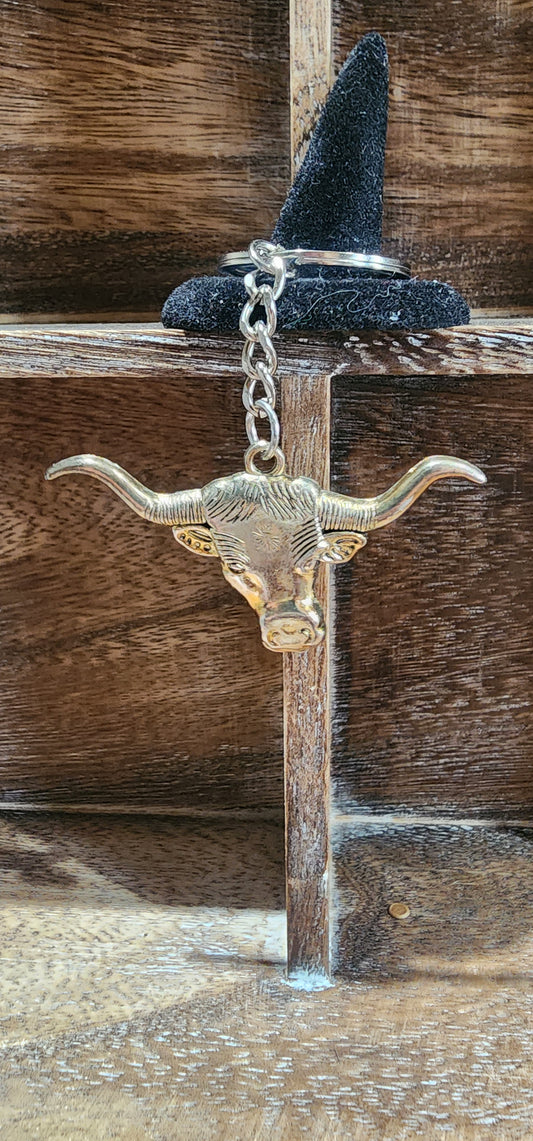 Long Horn key chain