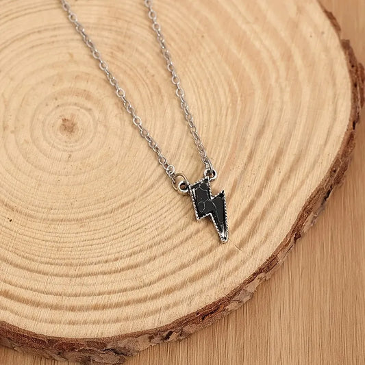 Vintage lightning bolt necklace